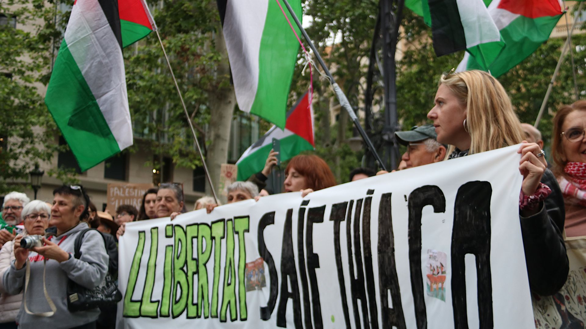 protesta detinguts flotilla palestina detinguts israel
