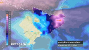 El Meteocat activa l’avís groc per pluja intensa a Barcelona i Girona aquest divendres