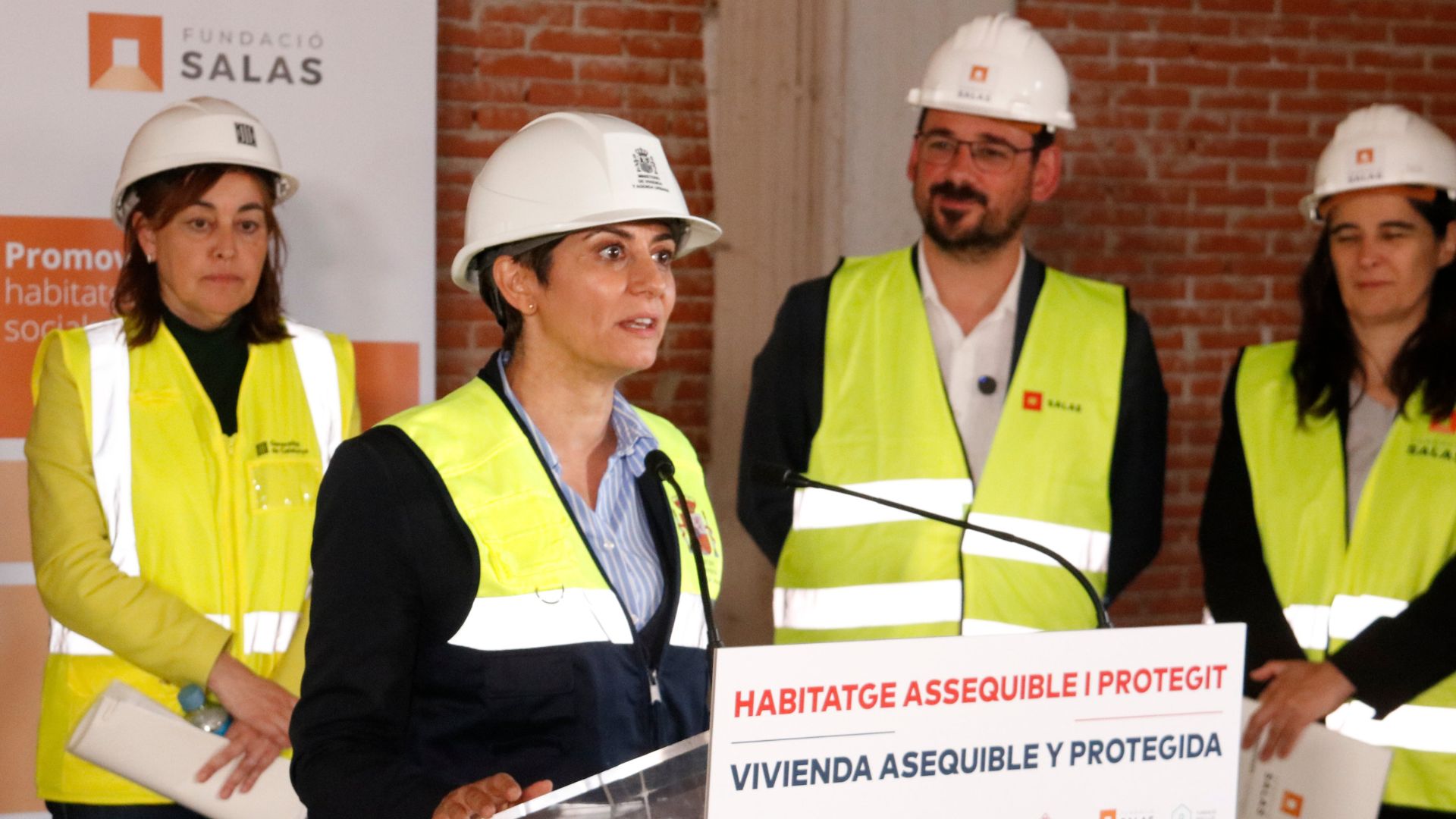 La ministra d'habitatge