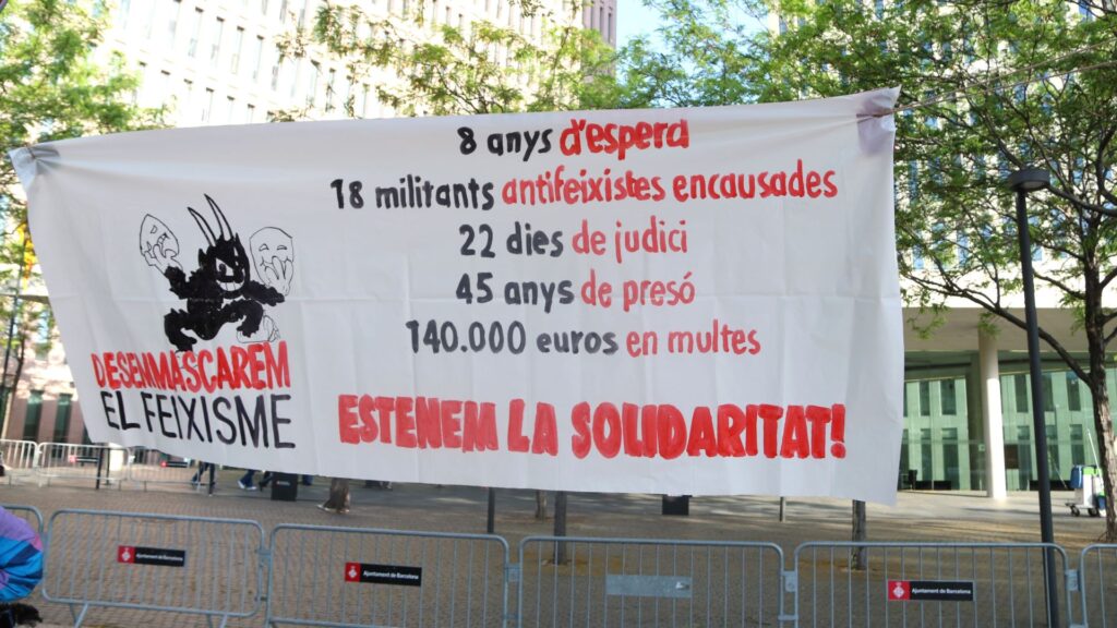 Jutgen 18 independentistes per boicotejar un acte de Societat Civil Catalana el 2018 | independentisme, judici, Societat Civil Catalana