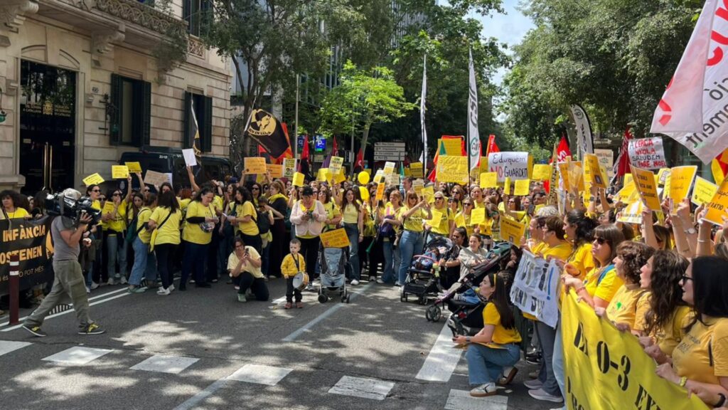 Les escoles bressol inicien el cicle de vagues d'educació amb una aturada a tot Catalunya | Departament d'Educació, escoles bressol, sindicats, vaga