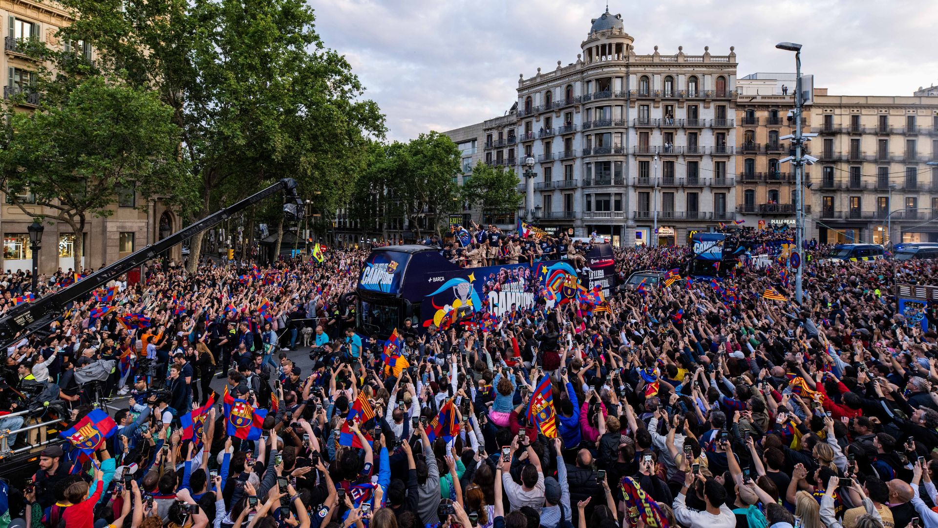 Rua Barça campions