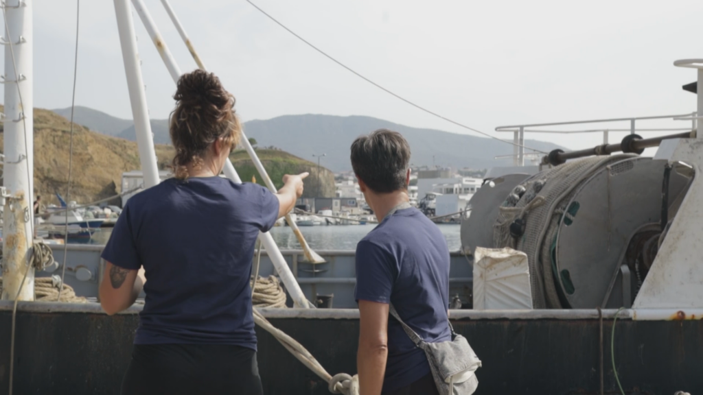 La Salina, un mascaró de proa femení insígnia de l'entitat Dones amb Sal de la Barceloneta | Barris, dones, entitats, feminisme, mar, mar Mediterrani, pesca