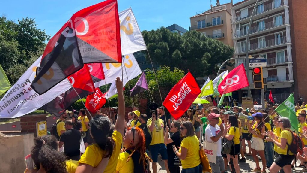 Sindicats i Educació han reprès la negociació aquest divendres a la tarda | CGT, Departament d'Educació, sindicat, sindicats, USTEC, vaga, vagues