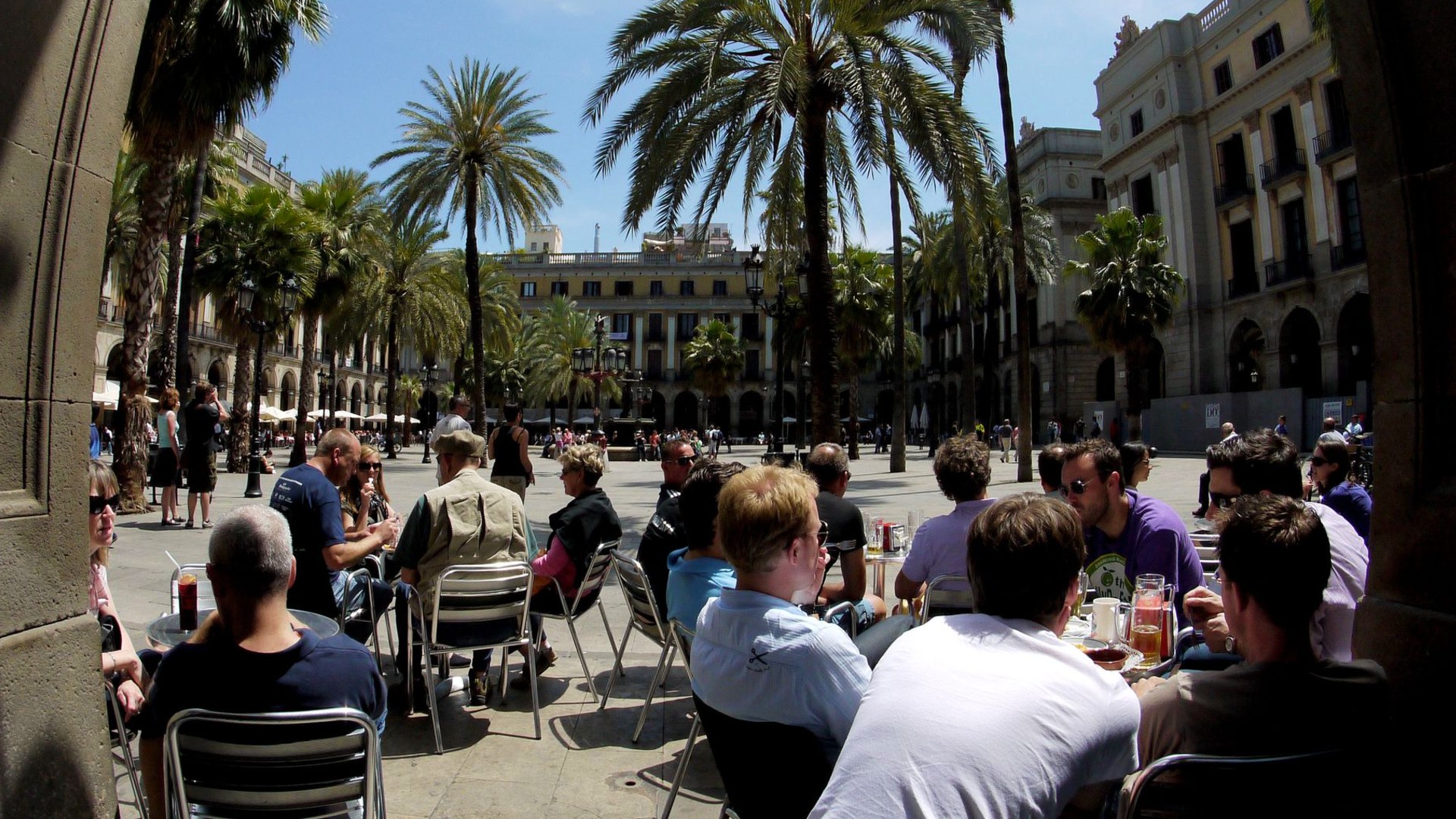 terrassa plaça reial barcelona