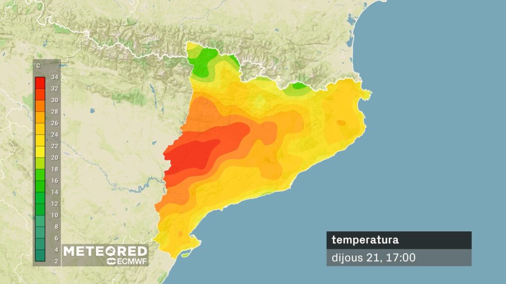 La calor tornarà a treure el nas en una setmana cada cop més estiuenca | calor, previsió del temps, temperatura