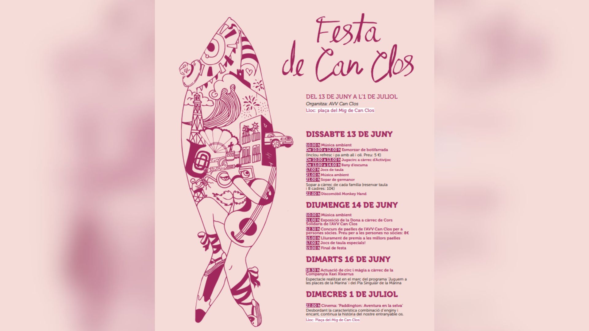 Festa Major de Can Clos cartell
