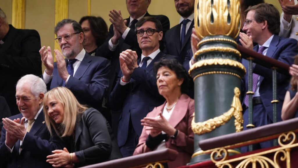 El papa Lleó XIV fa història al Congrés dels Diputats amb una ovació de més de set minuts | Congrés dels Diputats, Madrid, papa Lleó XIV, Salvador Illa