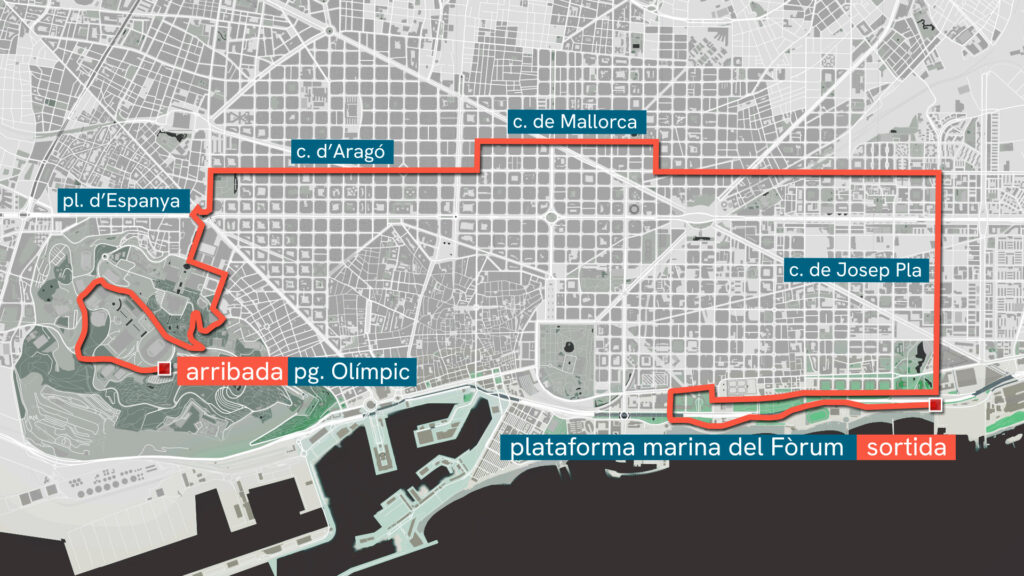 Carrers tallats i afectacions al transport pel Grand Départ del Tour de França a Barcelona | MAPA | Ajuntament de Barcelona, autobús, bicicleta, metro, TMB, trànsit