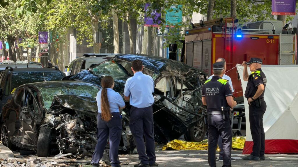 cotxe accident tr&agrave;nsit