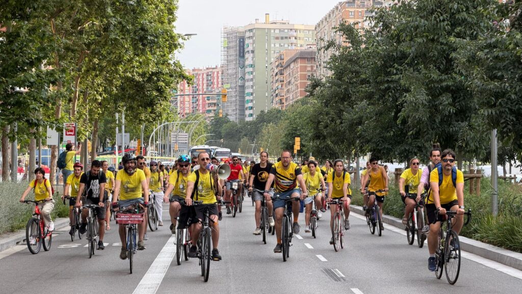 bicicletada docents vaga educació