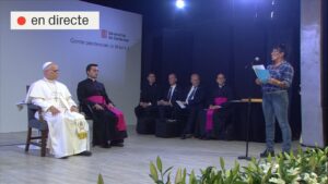 Continua la visita del papa a Barcelona: el pontífex es troba amb els reclusos de Brians I