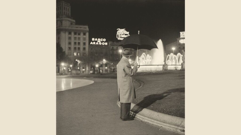 Joaquín Tusquets de Cabirol - Plaça de Catalunya de nit, Barcelona, desembre del 1959