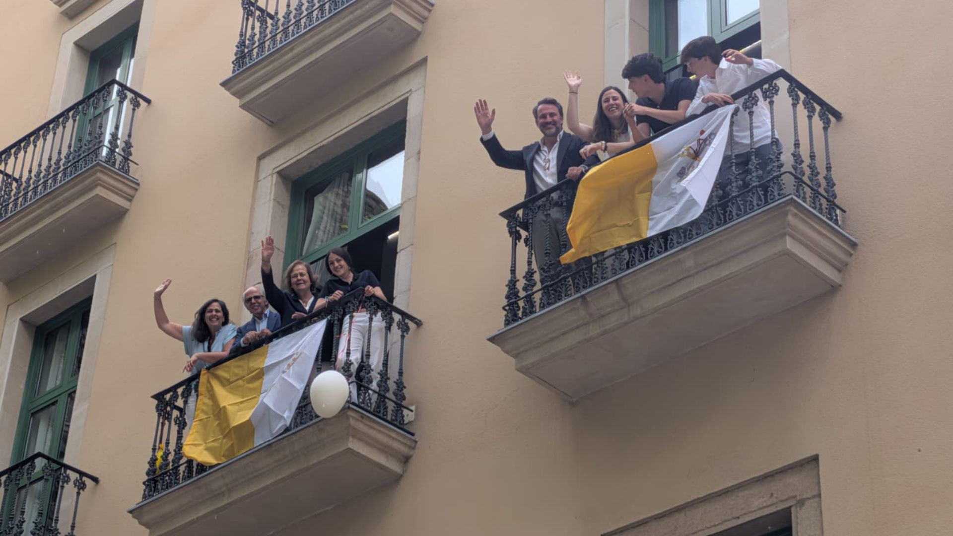 balcons plens visita papa