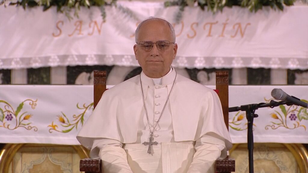 papa lleo xiv parroquia sant agusti