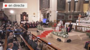 Segueix la visita del papa a Barcelona: el pontífex visita la parròquia de Sant Agustí al Raval