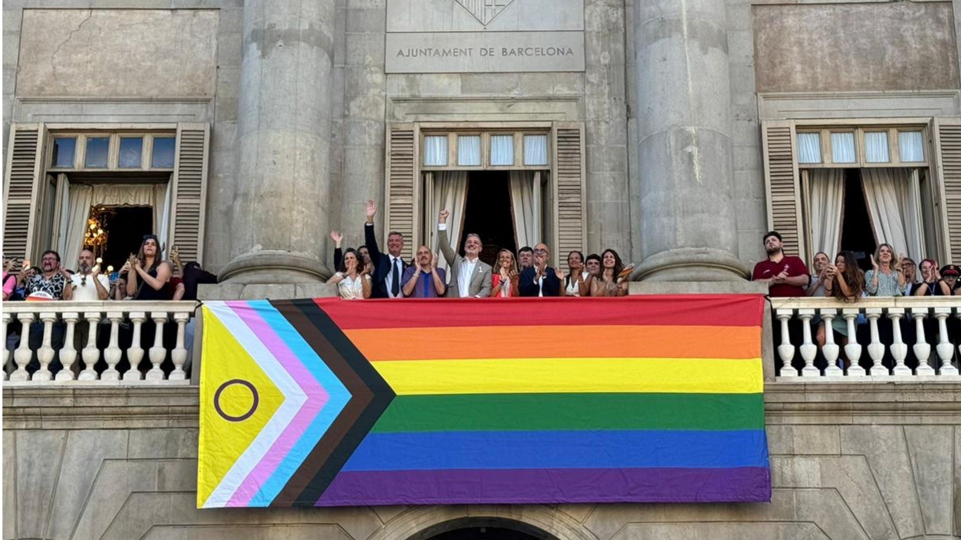 Bandera LGTBI Ajuntament