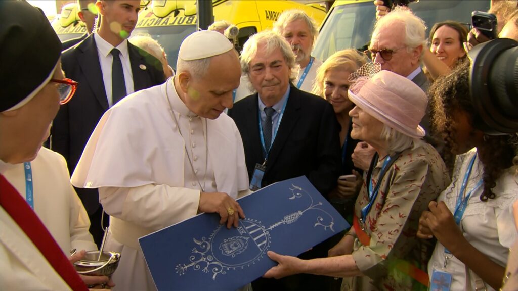 Pilarin Bayés i el papa