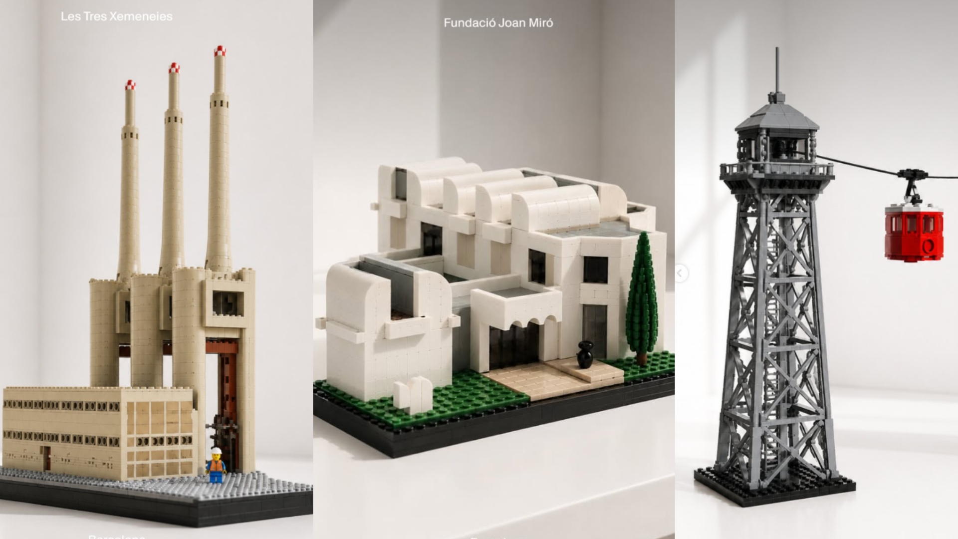 proposta Turisme nous Lego edificis Barcelona