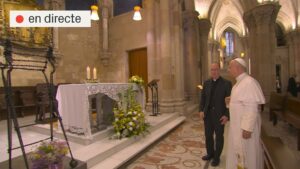 El papa a la Sagrada Família: arriba l’acte culminant de la visita de Lleó XIV a Barcelona