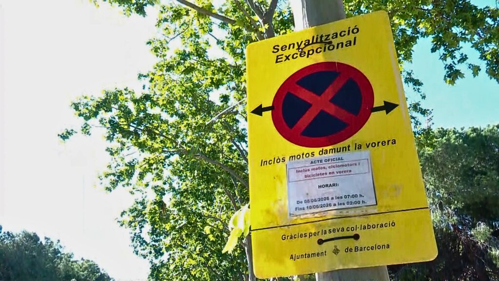 senyalitzaci&oacute; restriccions estadi olimpic