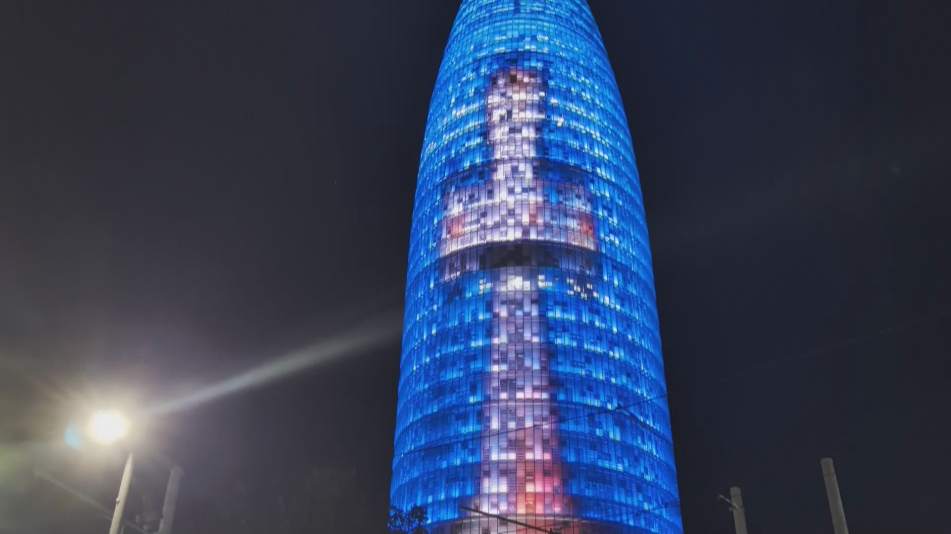 Torre Glories visita papa a Barcelona