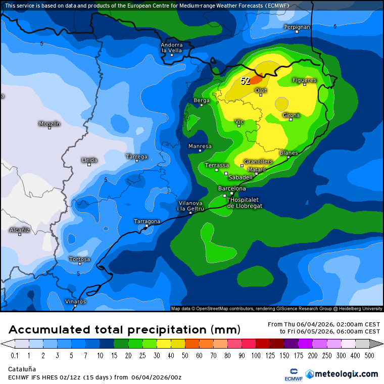 El Meteocat apuja el grau dels avisos de perill d'intensitat de les tempestes de dijous a Barcelona | Barcelona, inundació, tempesta