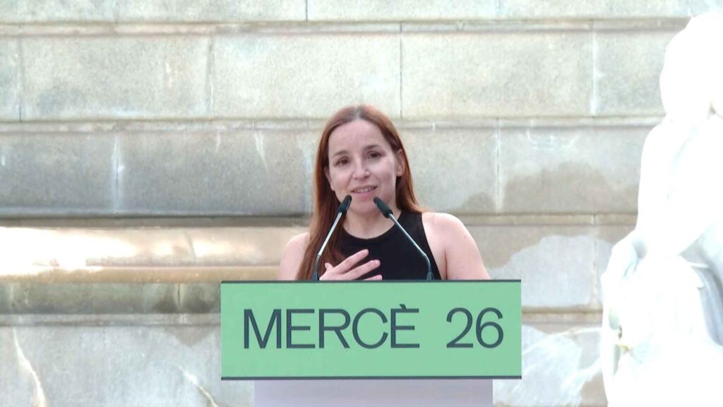 Cinta Vidal, autora cartell Merc&egrave; 2026