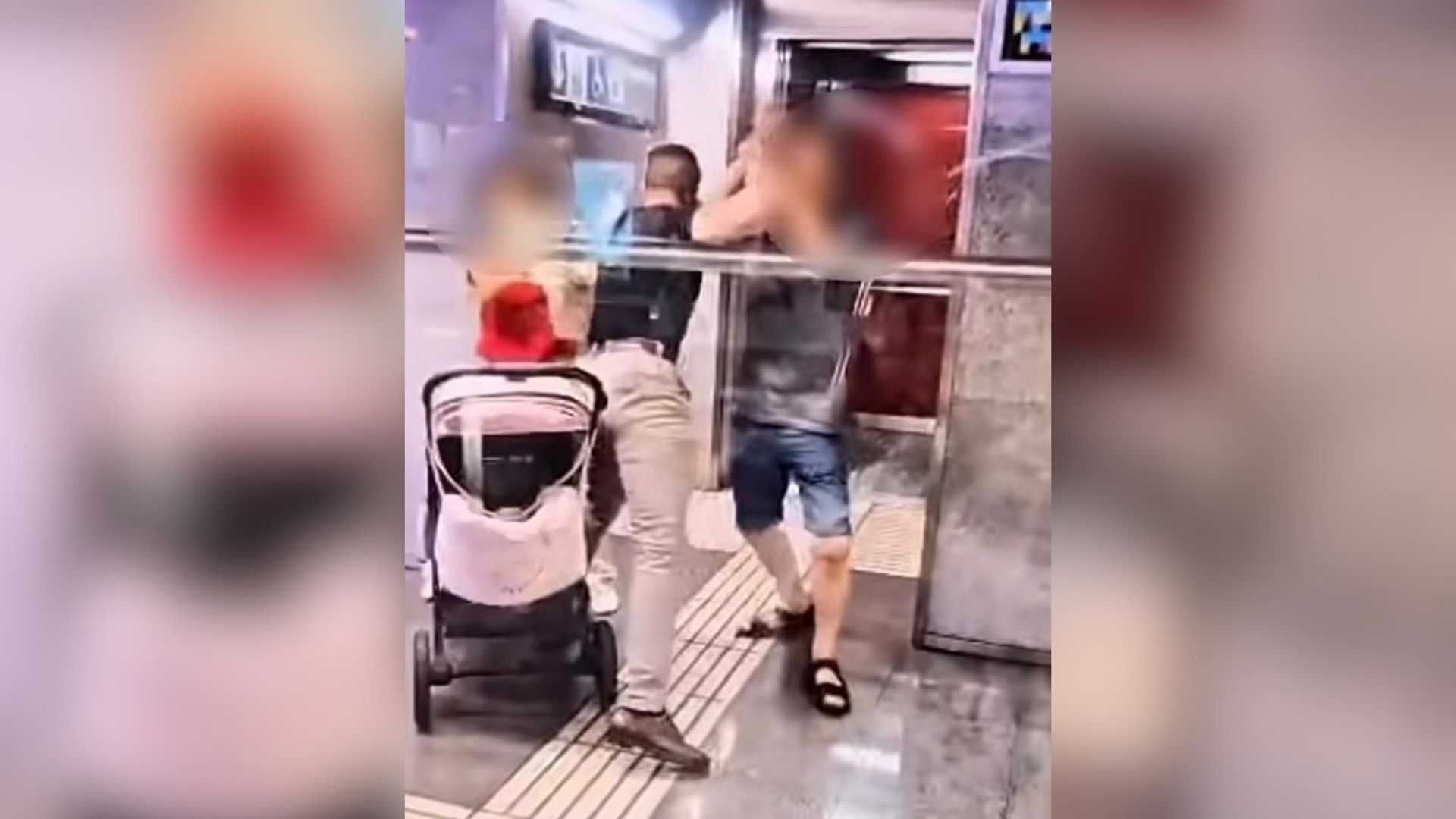 detingut agressió parella metro