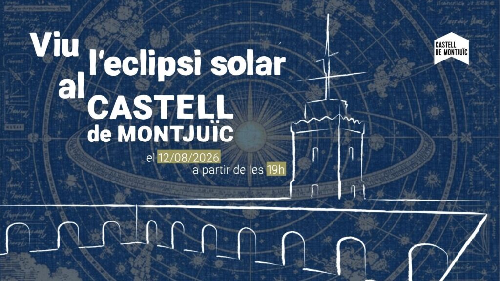 cartell eclipsi castell montjuic