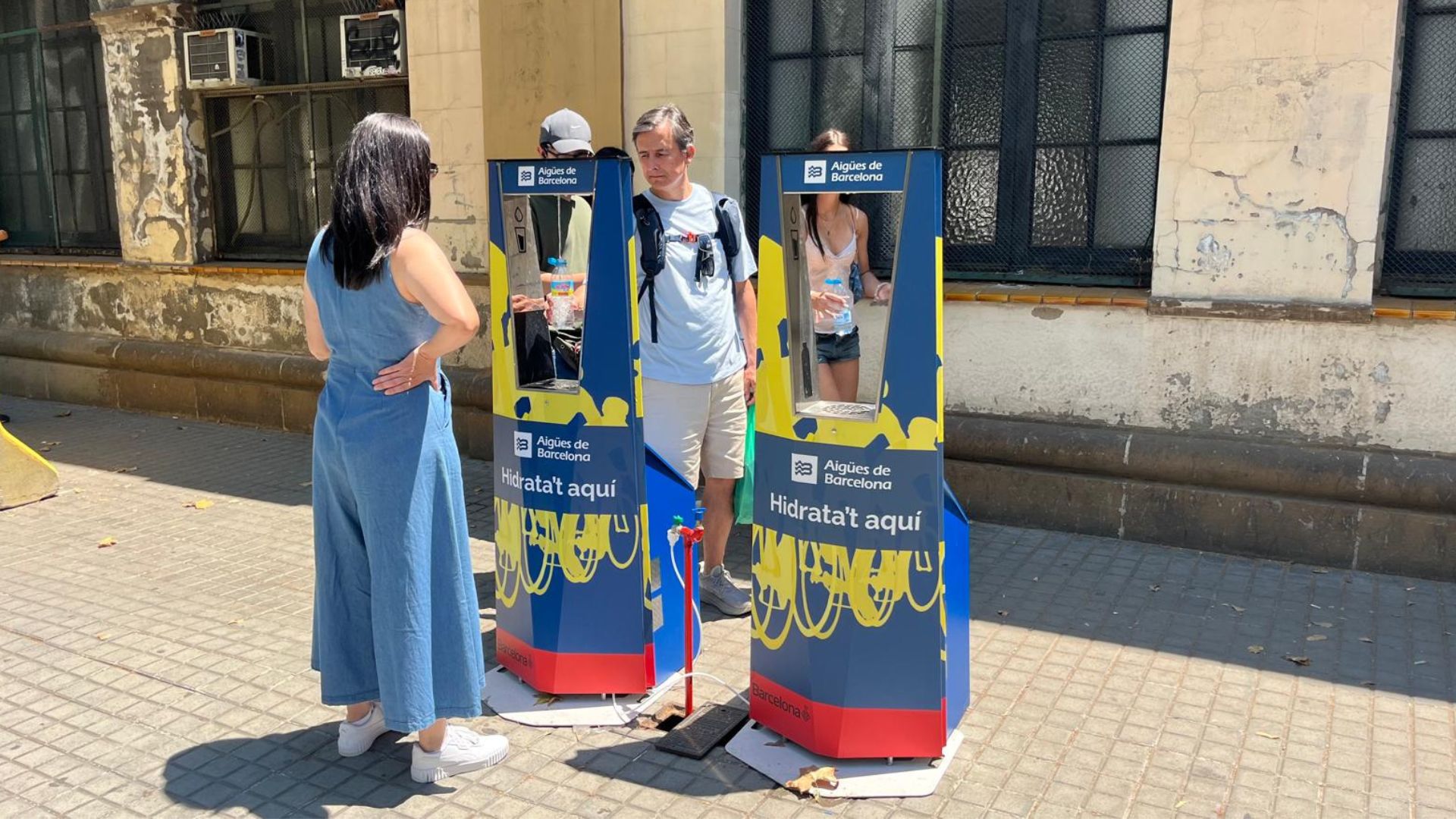 Barcelona instal·larà 35 fonts mòbils als espais per on passarà el Tour per combatre la calor | aigua, Ajuntament de Barcelona, bicicleta, calor