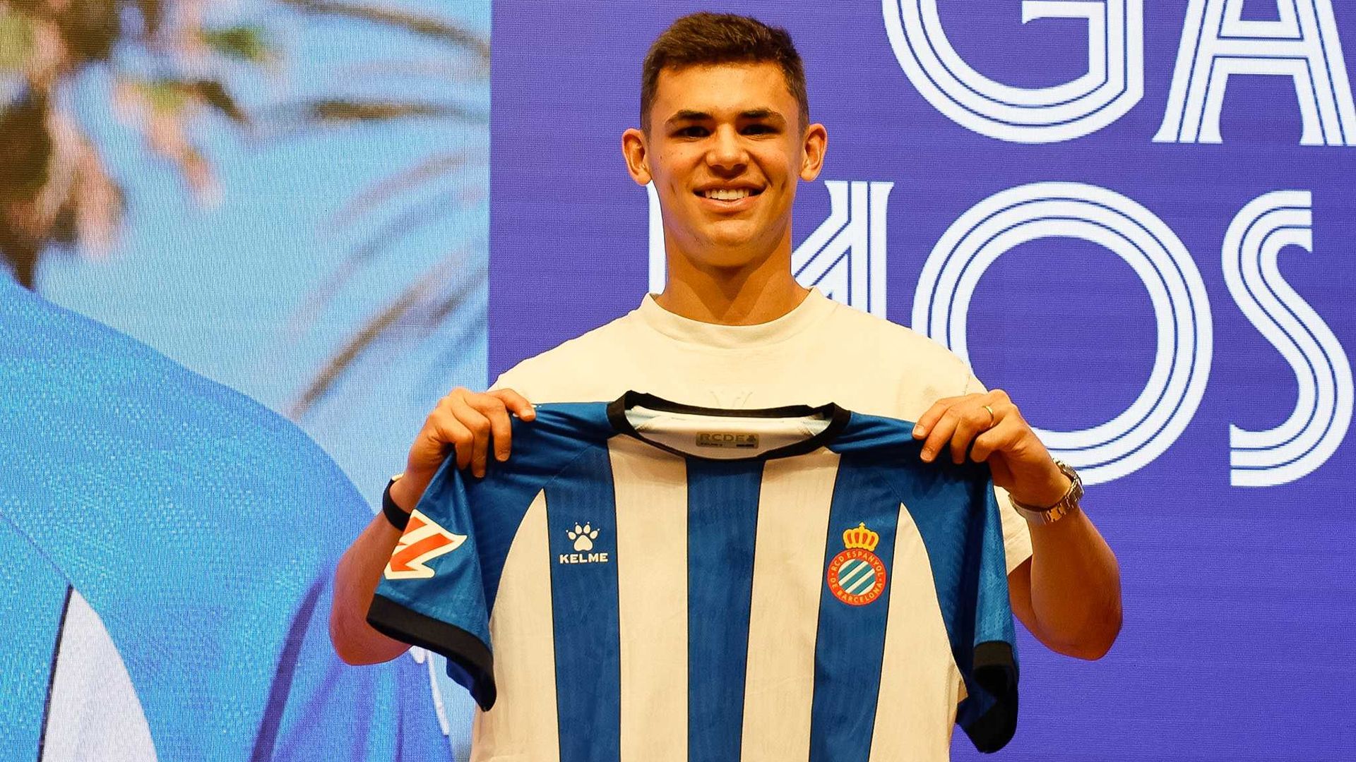 Gabriel Moscardo presentat com a nou jugador de l'Espanyol
