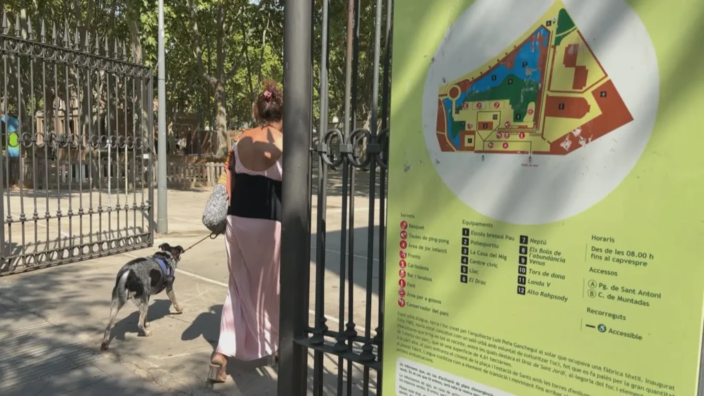 Més Guàrdia Urbana i agents cívics per millorar la convivència al Parc de l'Espanya Industrial | Barris, incivisme, parcs, queixes veïnals