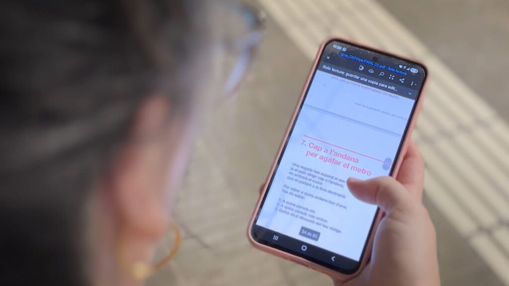 Guia per garantir l'autonomia al metro a persones amb discapacitat intel·lectual | discapacitats, metro, TMB, transport públic