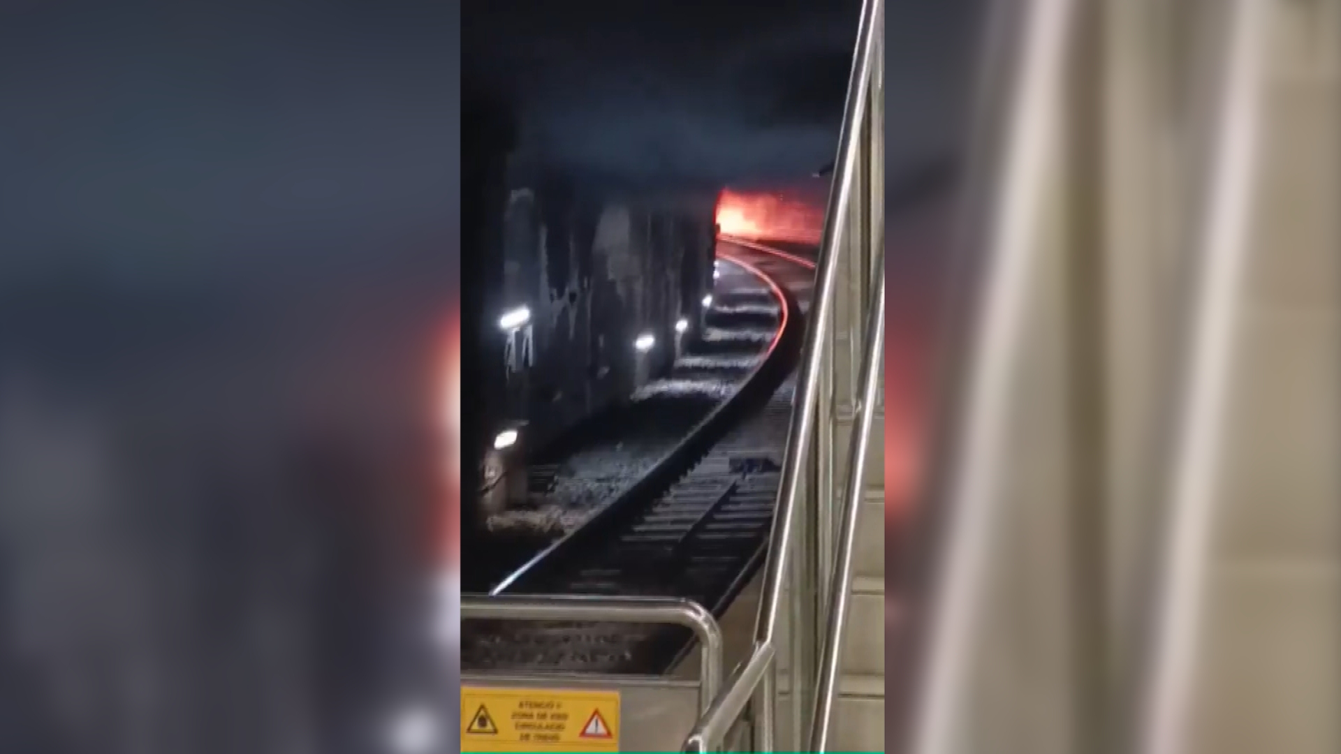 incendi metro estació Clot, Barcelona