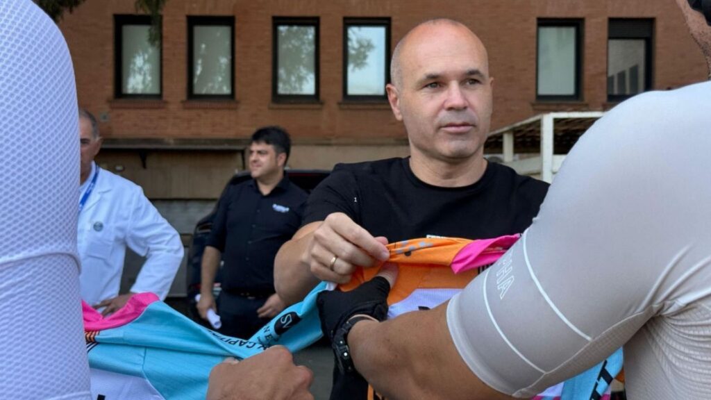 Andrés Iniesta acord Vall Hebron i NSN lesions ciclistes