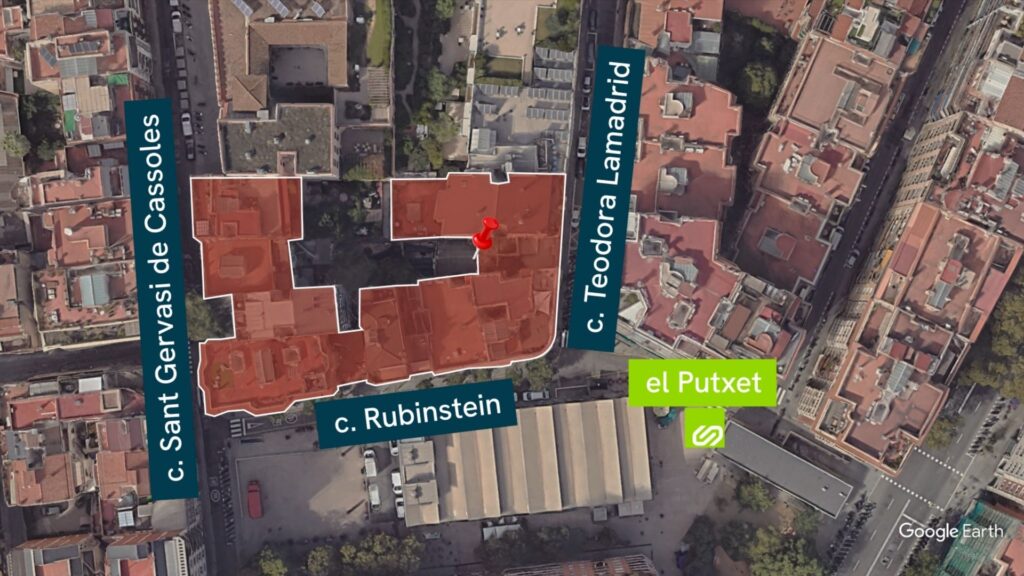 Mapa esvoranc Putxet