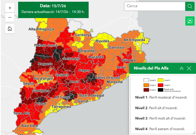 Assolit el pic de la tercera onada, amb cinc graus més que ahir a Barcelona | calor, canvi climàtic, onada de calor