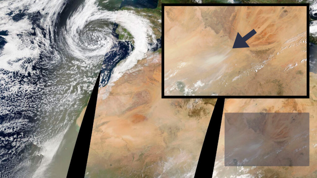 El perquè del cel terrós. Com s'incorpora i viatja la pols des del Sàhara fins a Barcelona i Europa? | Barcelona, contaminació atmosfèrica, onada de calor