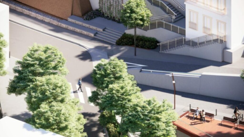 Render obres accessibilitat al barri del Coll