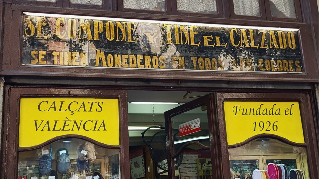cartell original calçats valència