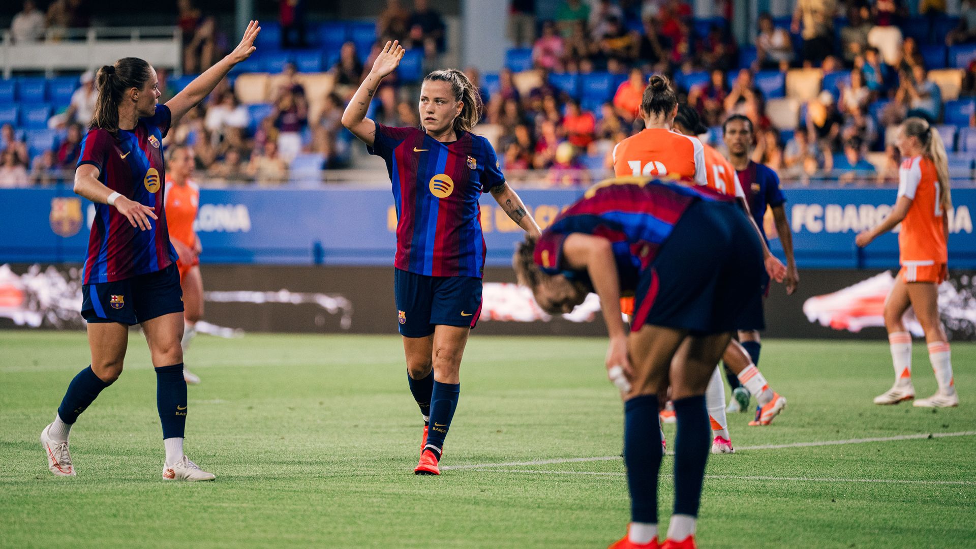 Victòria del Barça davant del Montpeller en el debut de tres de les incorporacions | Barça femení, futbol femení, Primera Divisió femenina