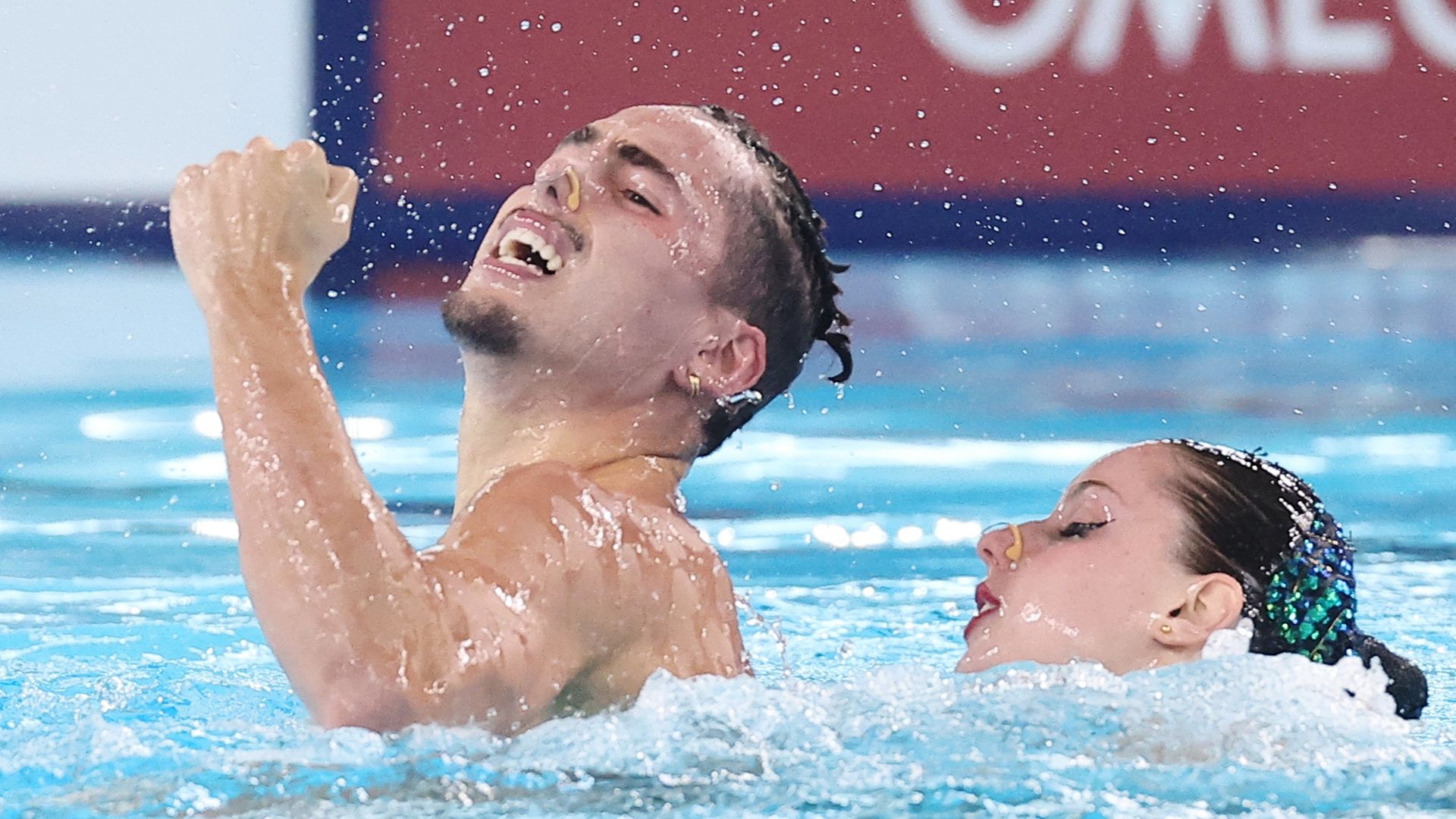 Iris Tió i Dennis González plata Europeus natació
