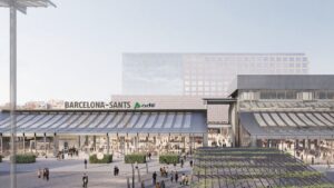 Dos anys de l’inici de l’ampliació de l’estació de Sants que ha de culminar el 2030