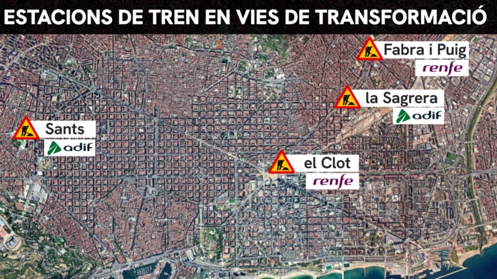 Dos anys de l'inici de l'ampliació de l'estació de Sants que ha de culminar el 2030 | estació de Sants, obres