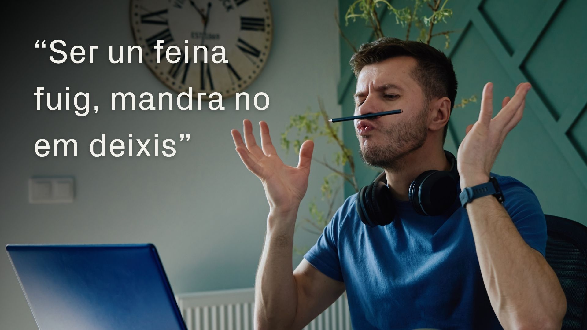 A frases fetes em convides! Què vol dir "Ser un feina fuig, mandra no em deixis"? | català, llengua, Mots endiumenjats