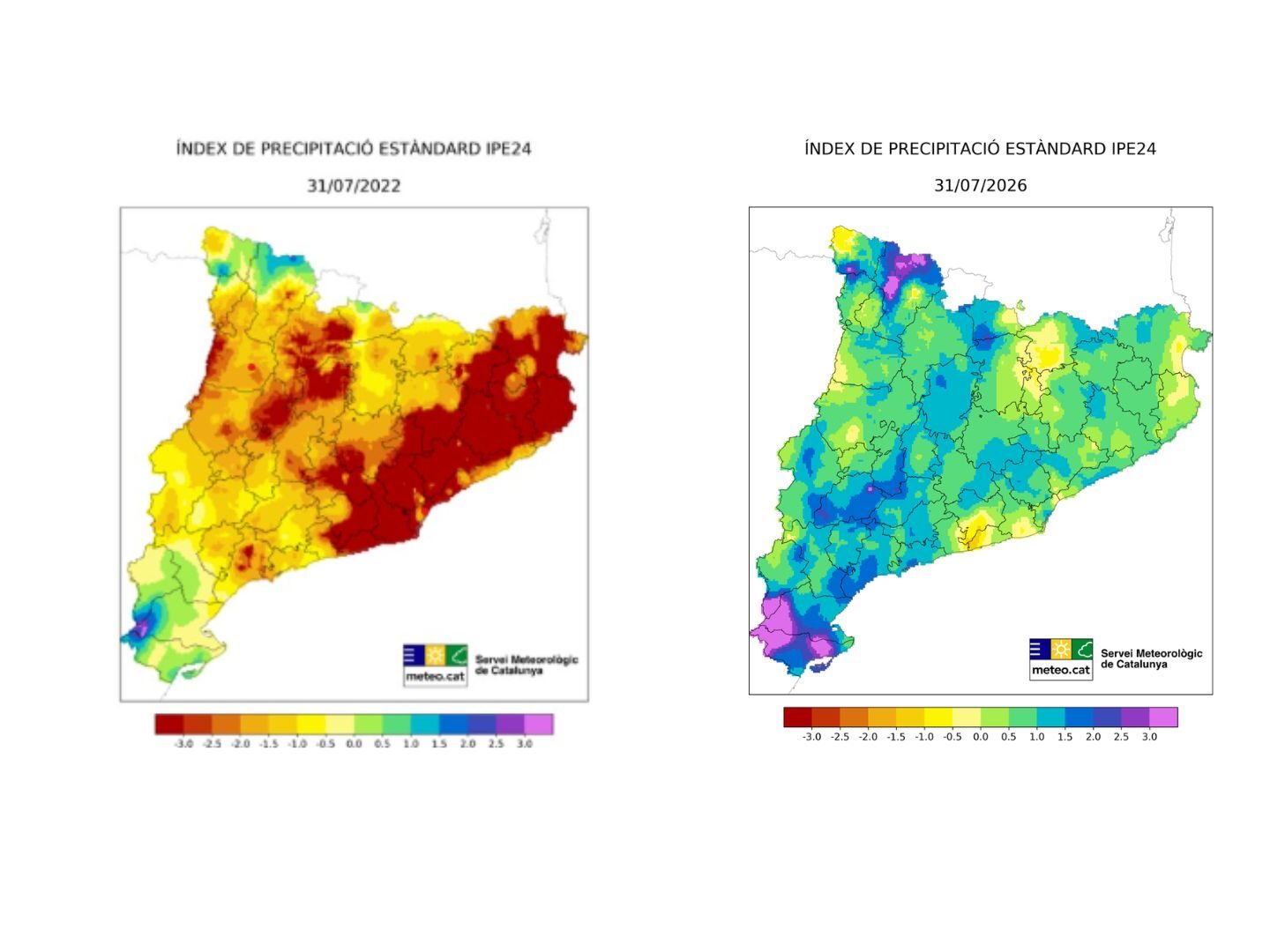 Dels aiguats a la sequera extrema: més de 100 dies sense pluja en algunes comarques | canvi climàtic, sequera