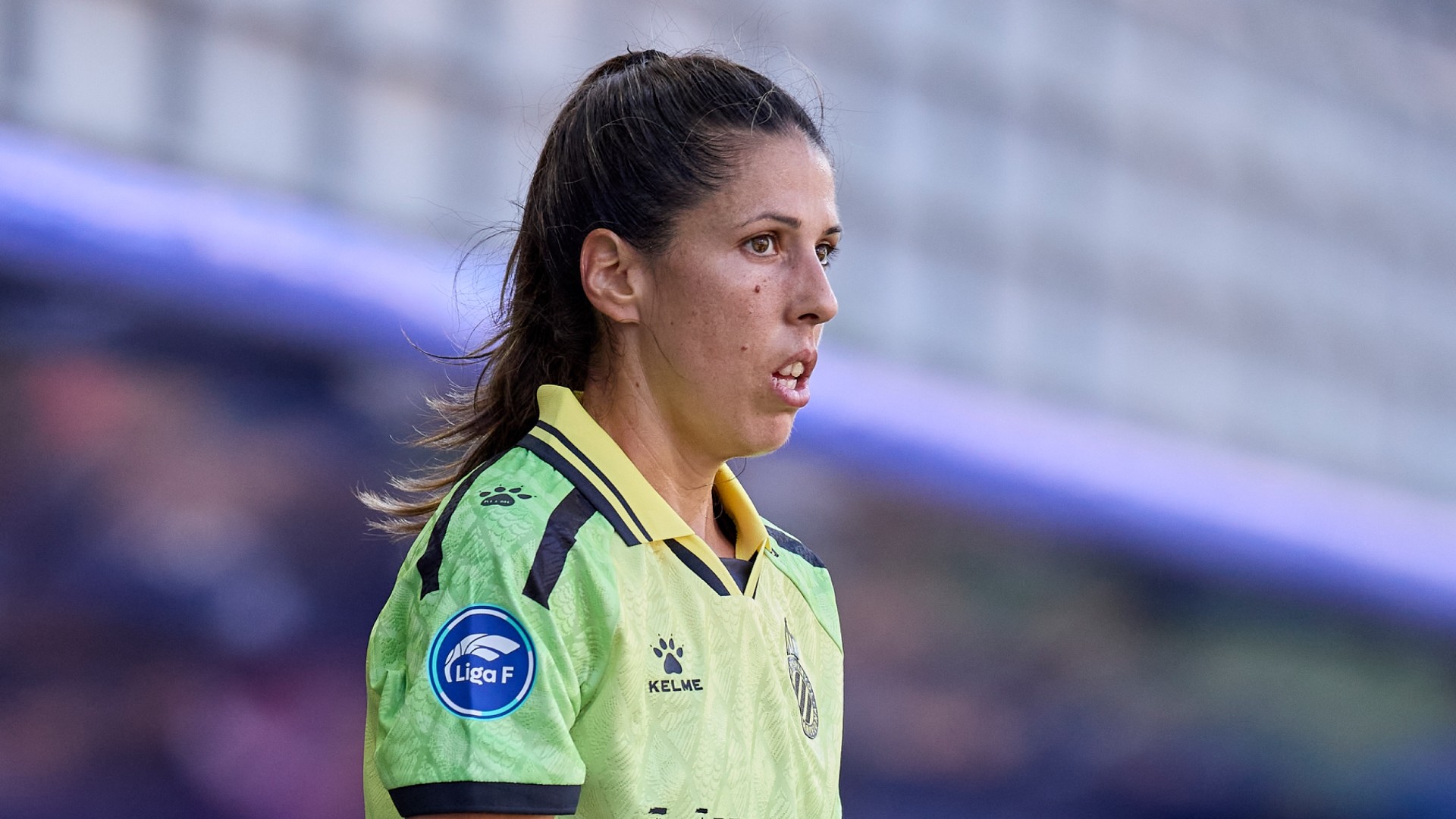 Meri Muñoz, portera de l'Espanyol femení en la derrota contra l'Eibar