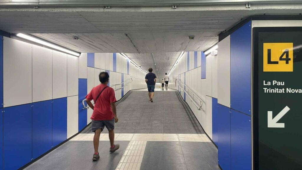noves rampes metro L4 Verdaguer