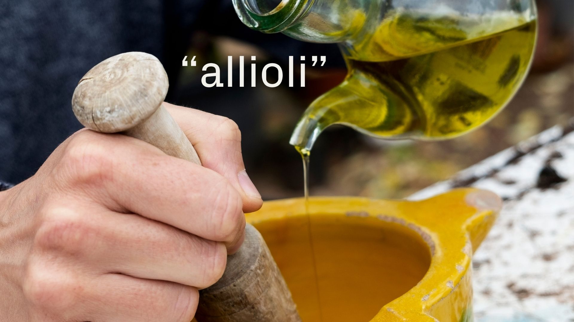 Quan el mot "allioli" va quedar ben lligat | català, llengua, Mots endiumenjats